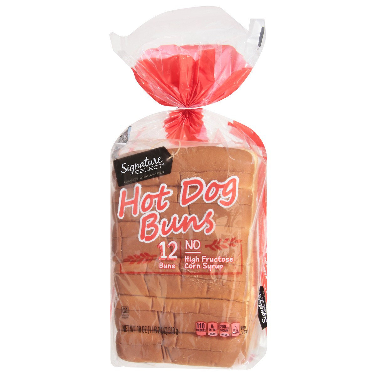 slide 10 of 12, Signature Select Hot Dog Buns 12 ea, 12 ct