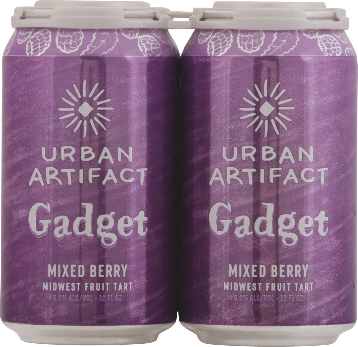 slide 7 of 11, Urban Artifact Gadget Mixed Berry Beer 4 - 12 fl oz Cans, 1 ct
