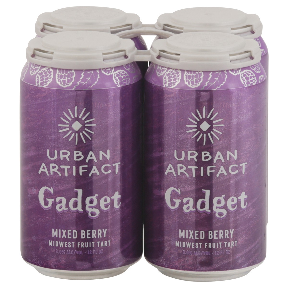 slide 1 of 11, Urban Artifact Gadget Mixed Berry Beer 4 - 12 fl oz Cans, 1 ct