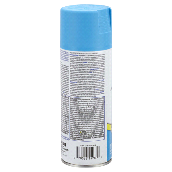 slide 4 of 9, Rust-Oleum Painters Touch 2x Ultra Cover Spray Paint 277991, Satin Oasis Blue, 12 oz