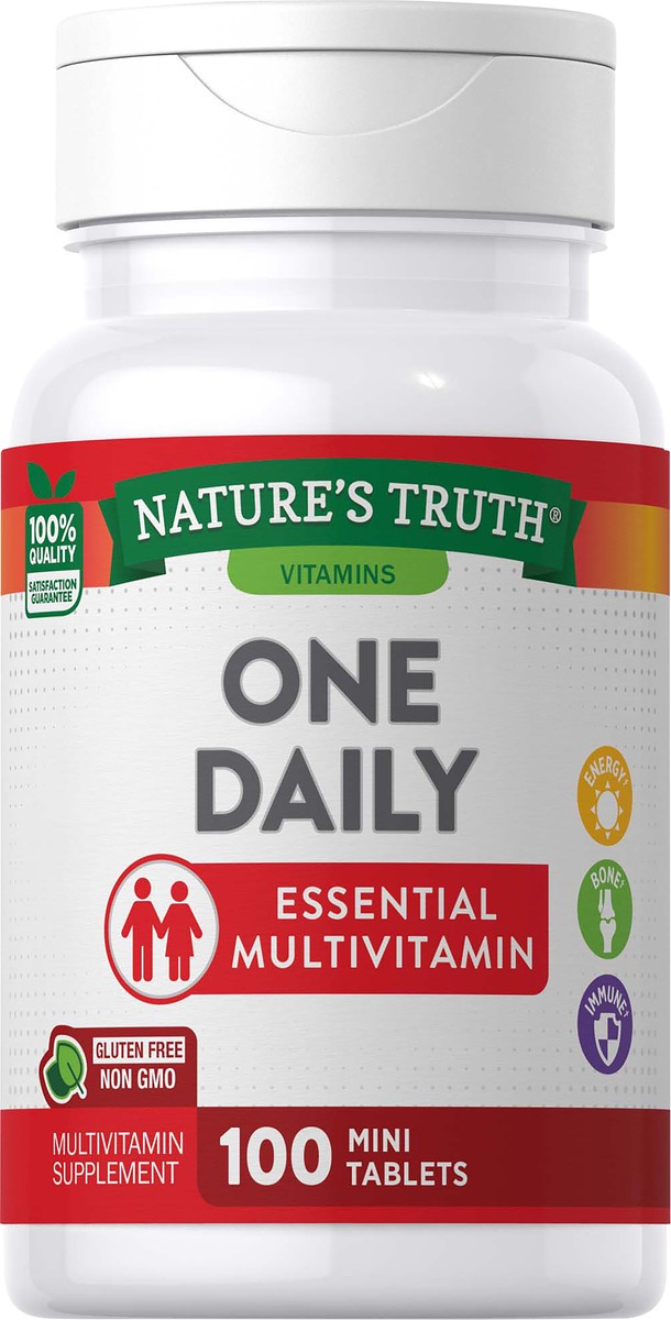 slide 6 of 6, Nature's Truth Once Daily Essential Multivitamin, 100 ct