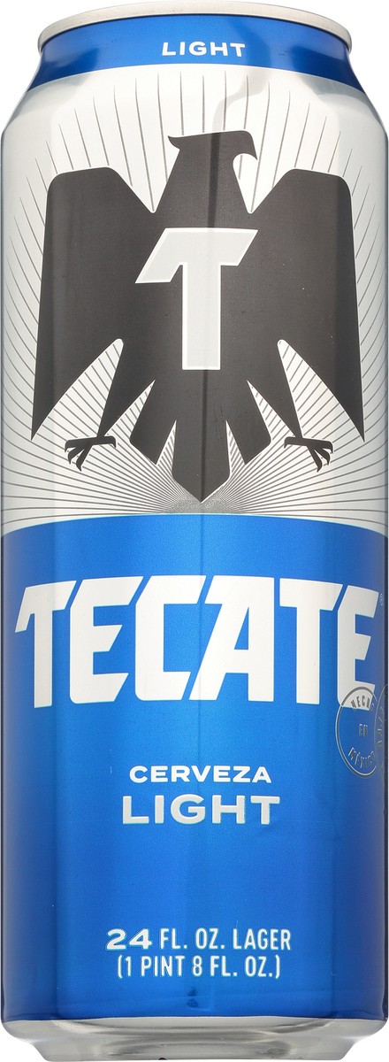 slide 4 of 9, Tecate Light Beer, 24 oz