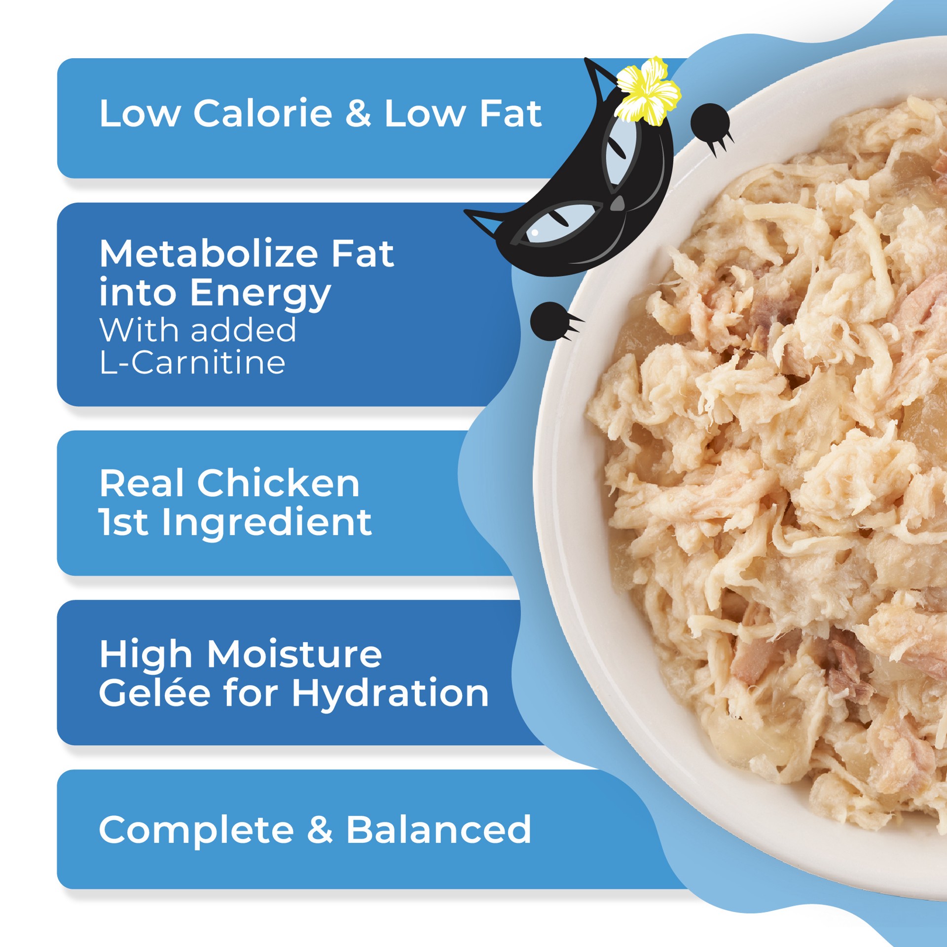 slide 7 of 7, Tiki Cat Luau Lean Adult Wet Cat Food - Low Calorie, Low Fat, In Gelee, 2.8 Oz, 2.8 oz