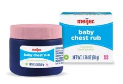 Meijer Baby Chest Rub