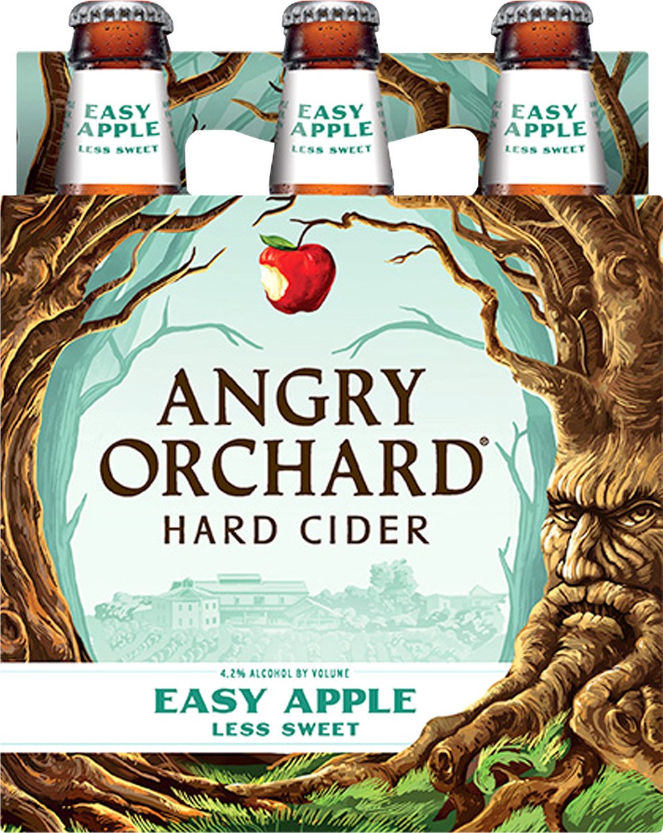 Angry Orchard Easy Apple Hard Cider, Spiked Bottle 6 ct; 12 fl oz Shipt