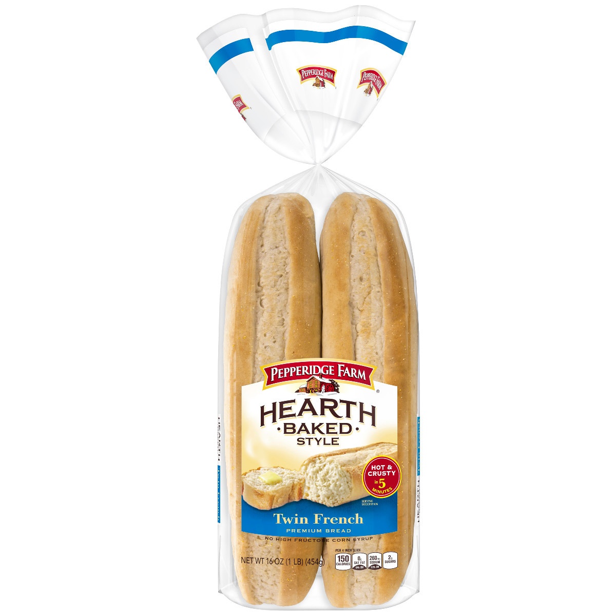 slide 11 of 11, Pepperidge Farm Hearth Baked Style Twin French Bread, 16 oz