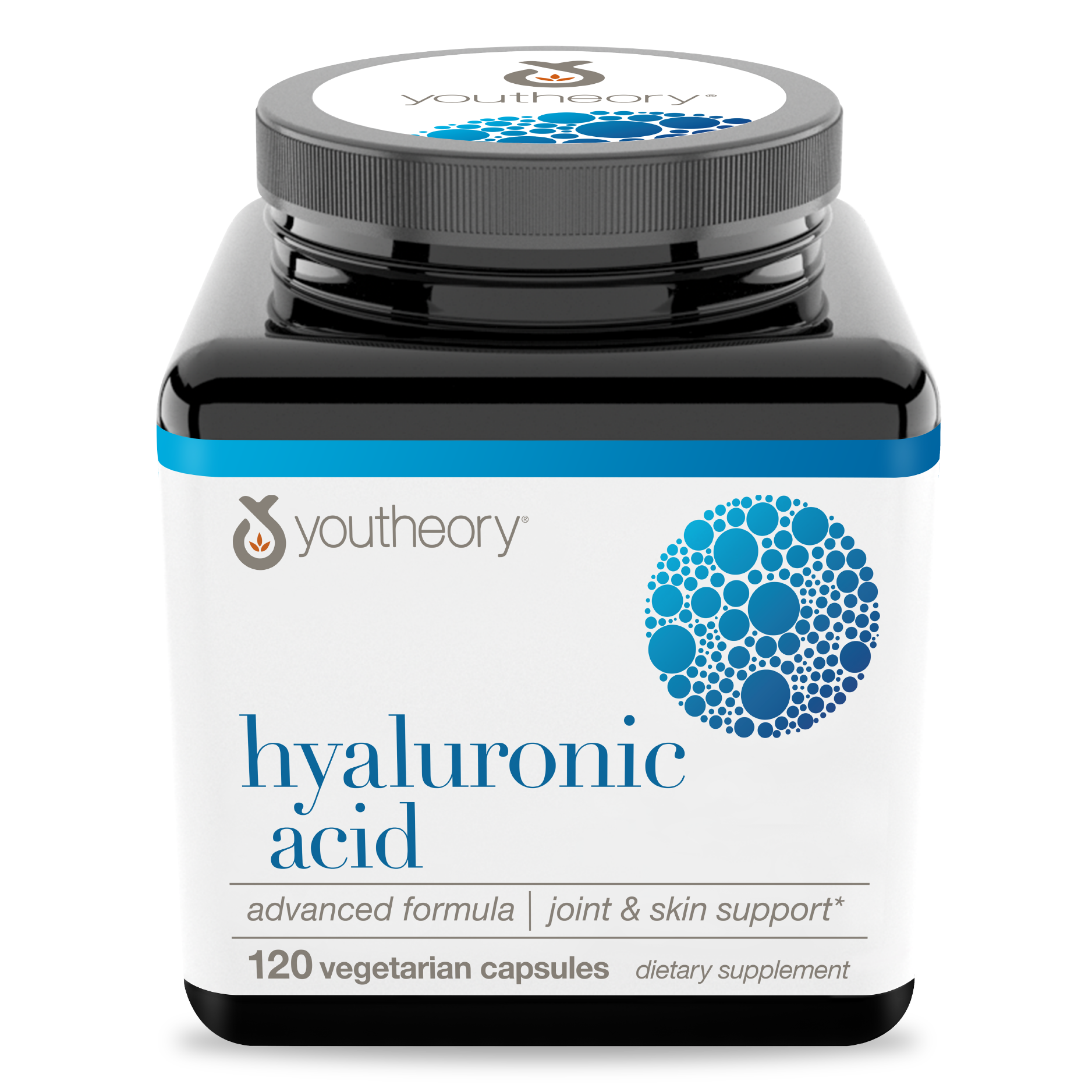 slide 1 of 5, youtheory Hyaluronic Acid Vegetarian Capsules, 120 ct