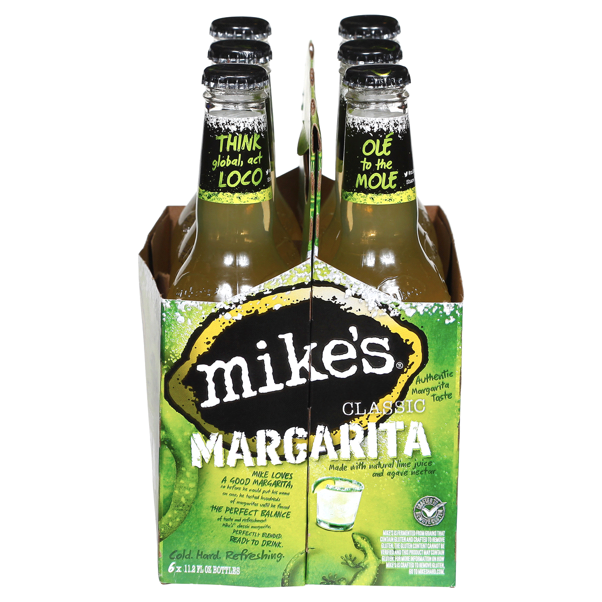 slide 3 of 5, Mike's Hard Lemonade Classic Margarita Bottles, 6 ct; 11.2 oz