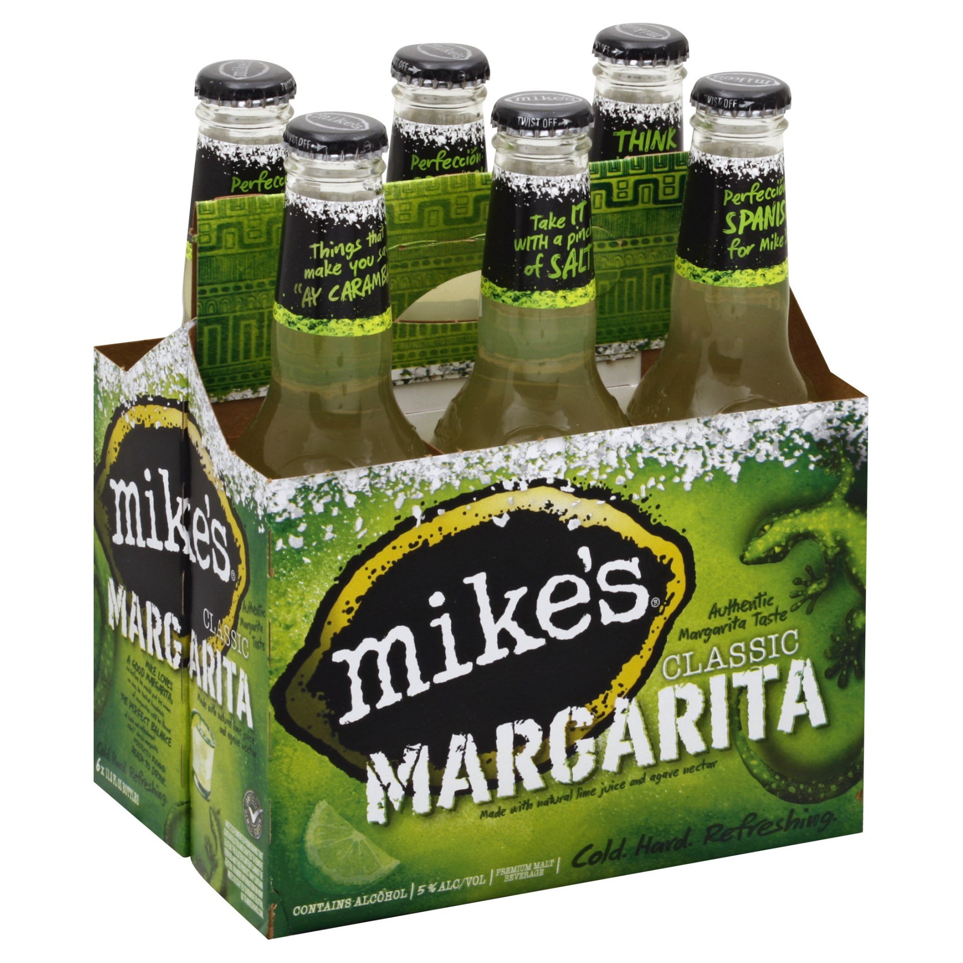 slide 1 of 5, Mike's Hard Lemonade Classic Margarita Bottles, 6 ct; 11.2 oz