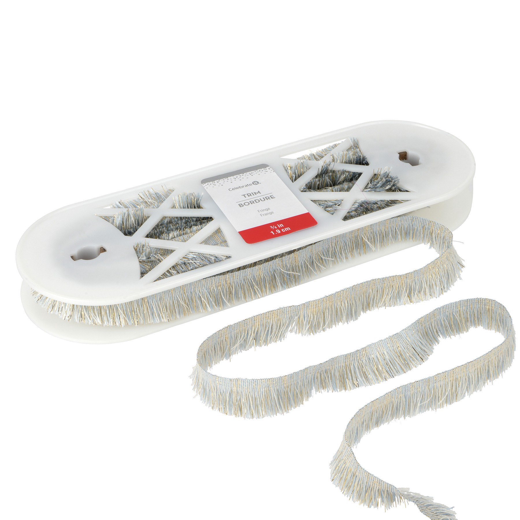 slide 2 of 3, 3/4" Mixed Gold Fringe By Celebrate It, 