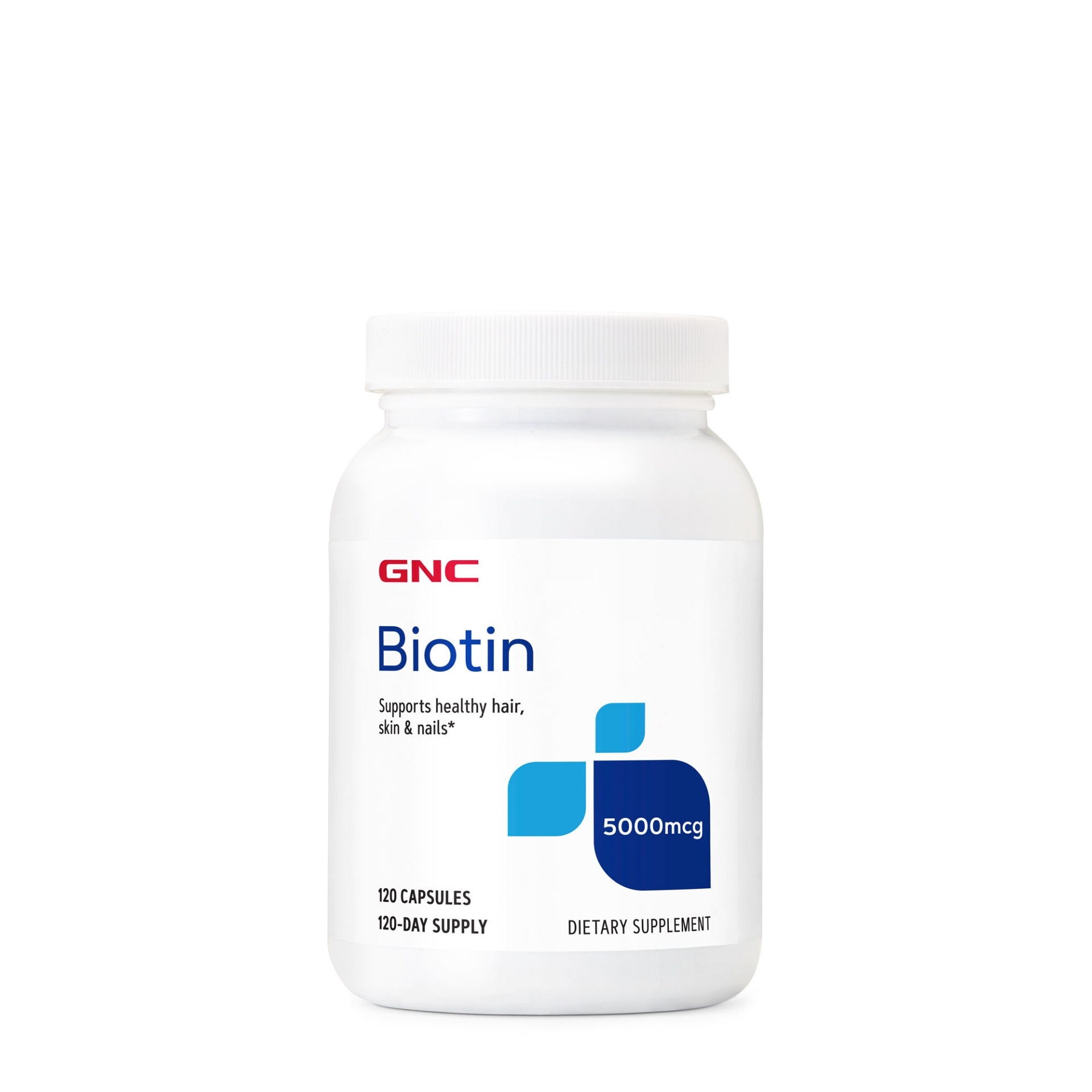 slide 1 of 1, GNC Biotin 5000 MCG, 120 ct