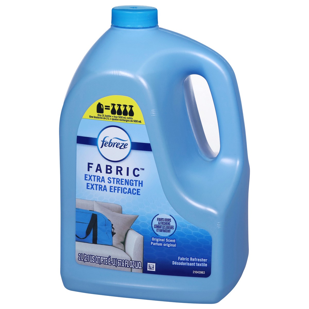 slide 4 of 4, Febreze Fabric Extra Strength Original Scent Fabric Refresher 67.6 fl oz, 67.6 fl oz