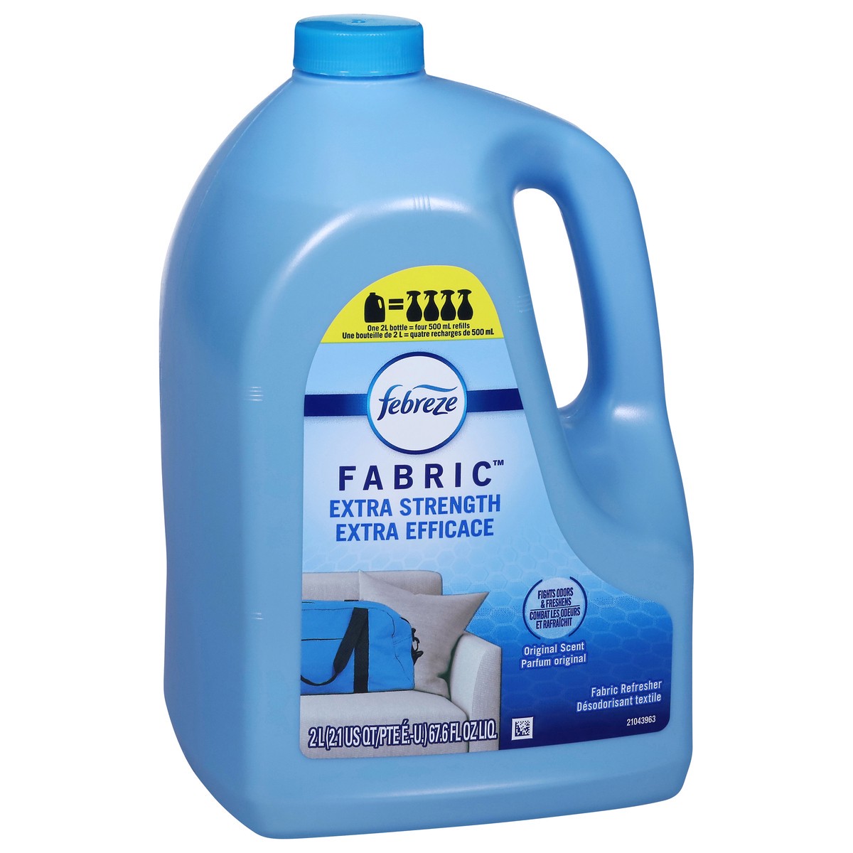 slide 3 of 4, Febreze Fabric Extra Strength Original Scent Fabric Refresher 67.6 fl oz, 67.6 fl oz