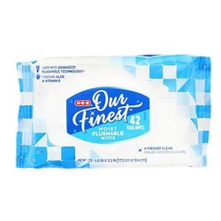H-E-B Our Finest Flushable Wipes