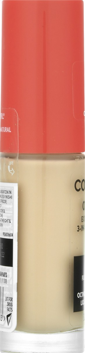 slide 4 of 9, Covergirl Outlast Extreme Wear 3-in-1 Full Coverage Liquid Foundation, SPF 18 Sunscreen, Creamy Natural, 1 Fl. Oz., 30 ml