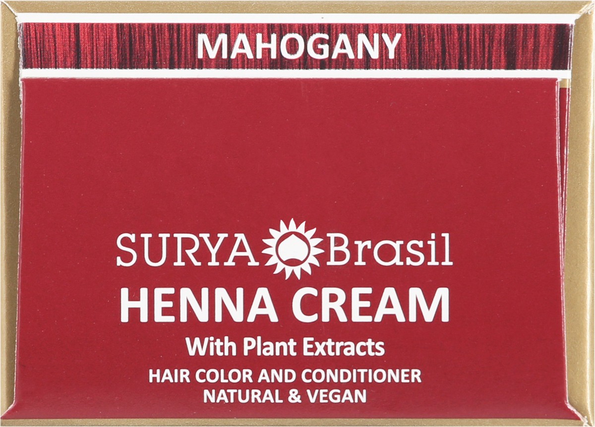 slide 3 of 9, Surya Brasil Mahogany Henna Cream with Plant Extracts 2.37 fl oz, 2.37 fl oz