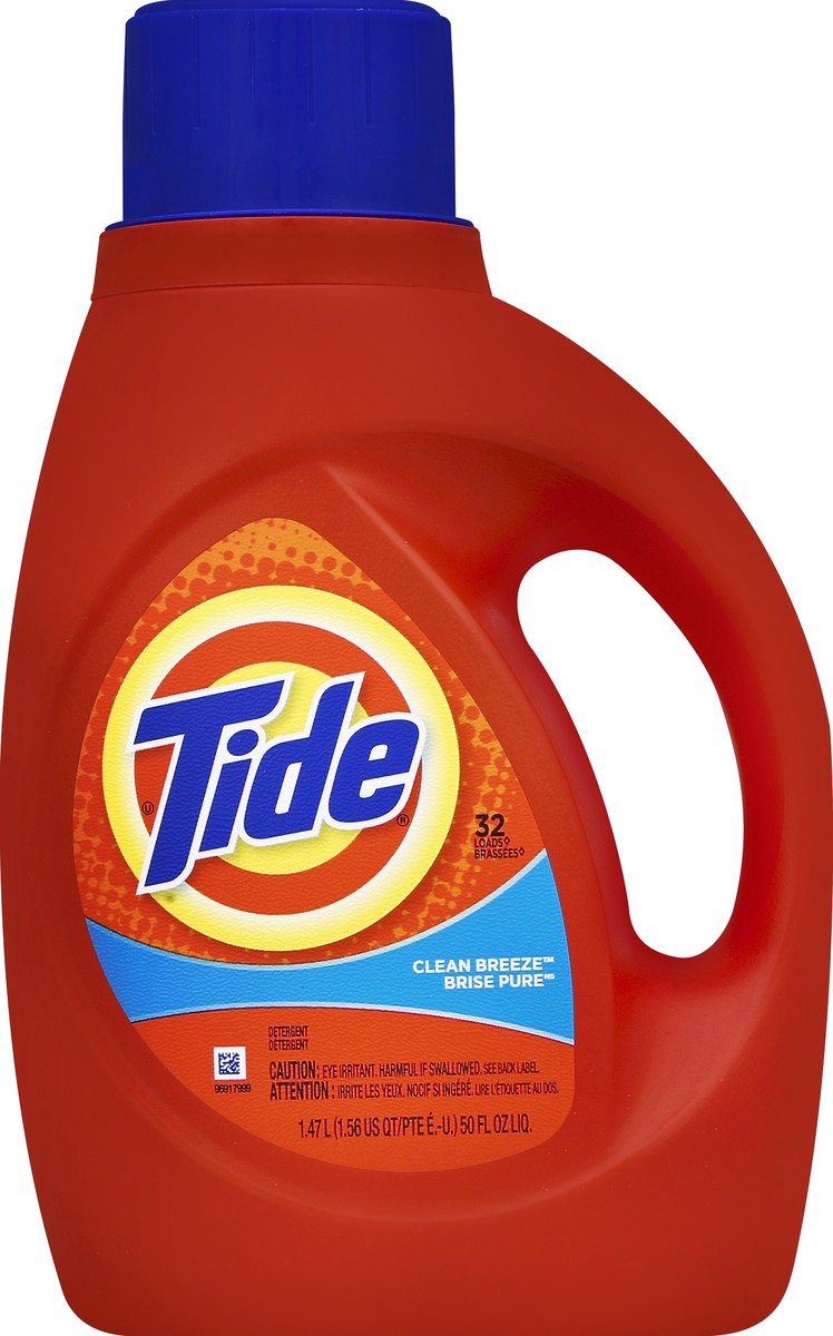 slide 1 of 3, Tide Detergent 50 oz, 50 oz