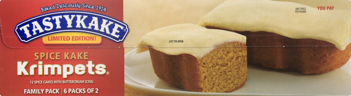 slide 13 of 13, Tastykake Cakes 12 oz, 12 oz