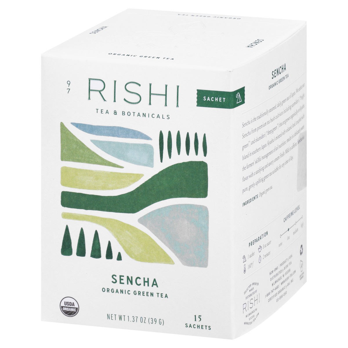 slide 7 of 12, Rishi Organic Sencha Green Tea - 15 ct, 15 ct