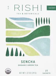 Rishi Organic Sencha Green Tea- 15 ct