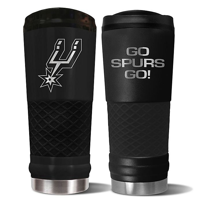 slide 1 of 1, NBA San Antonio Spurs Powder Coated STEALTH Draft Tumbler, 24 oz