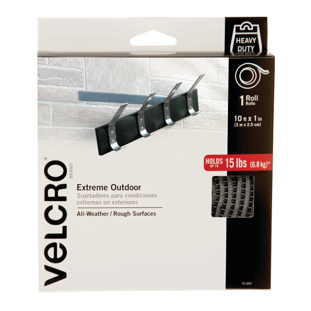 slide 1 of 1, VELCRO Brand Velcro Extreme Outdoor Roll, 1.5 in x 10 ft