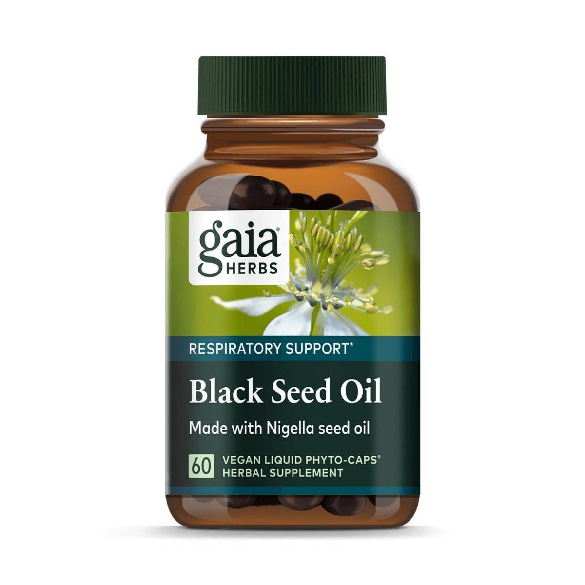 slide 1 of 1, Gaia Herbs Black Seed Oil (Veggie Caps), 60 ct
