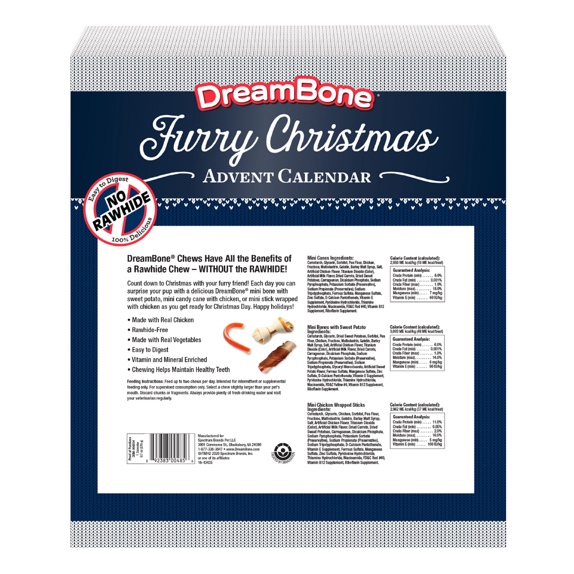 slide 10 of 10, DreamBone Holiday Advent Calendar, 24 ct