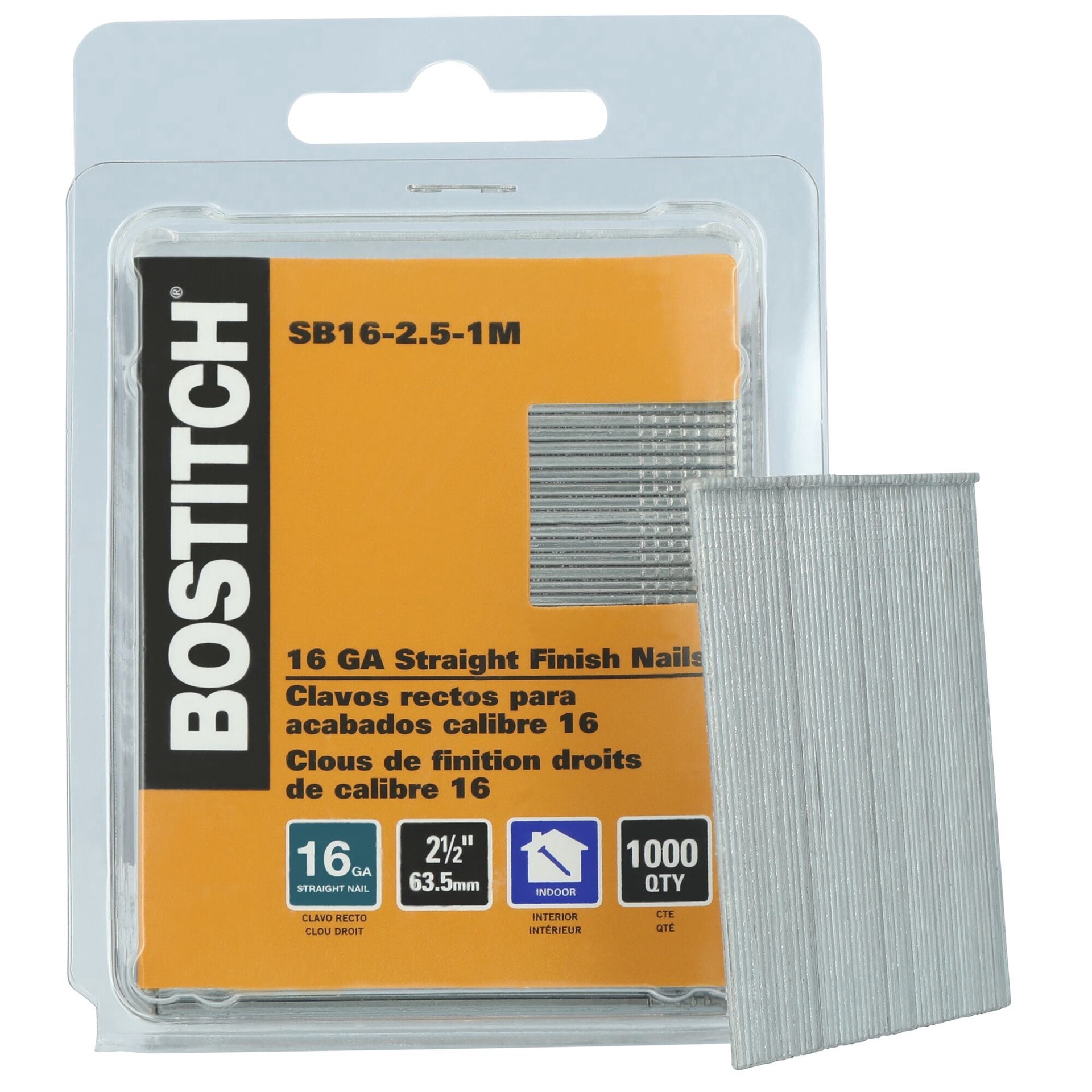 slide 3 of 4, Finish Nail 2-1/2", 1 ct