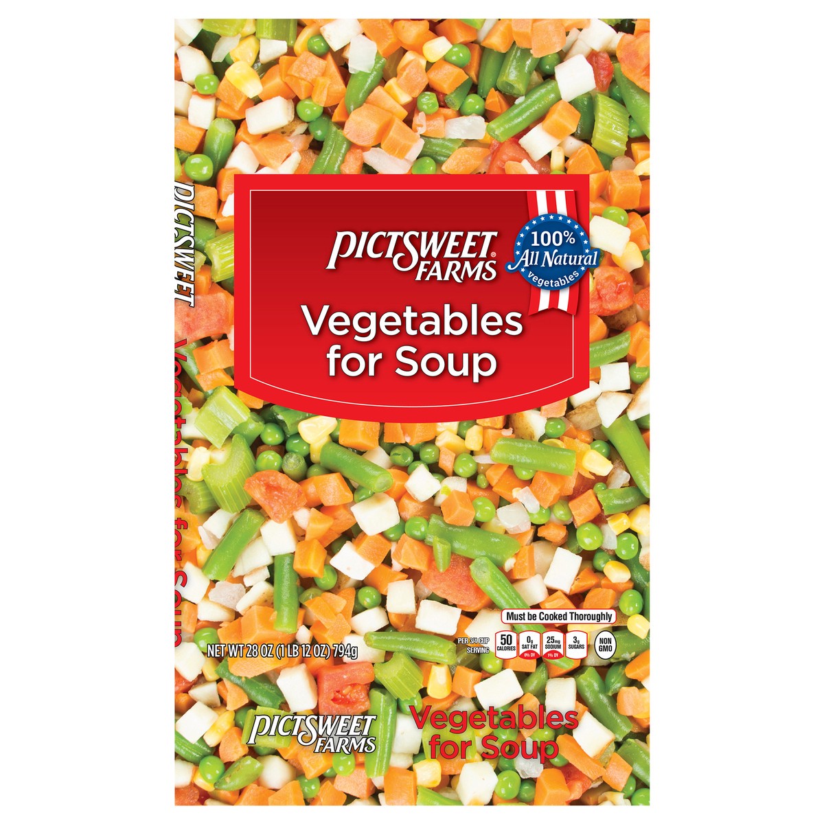 slide 7 of 7, Pictsweet Soup Vegetables Clear Bag, 28 oz