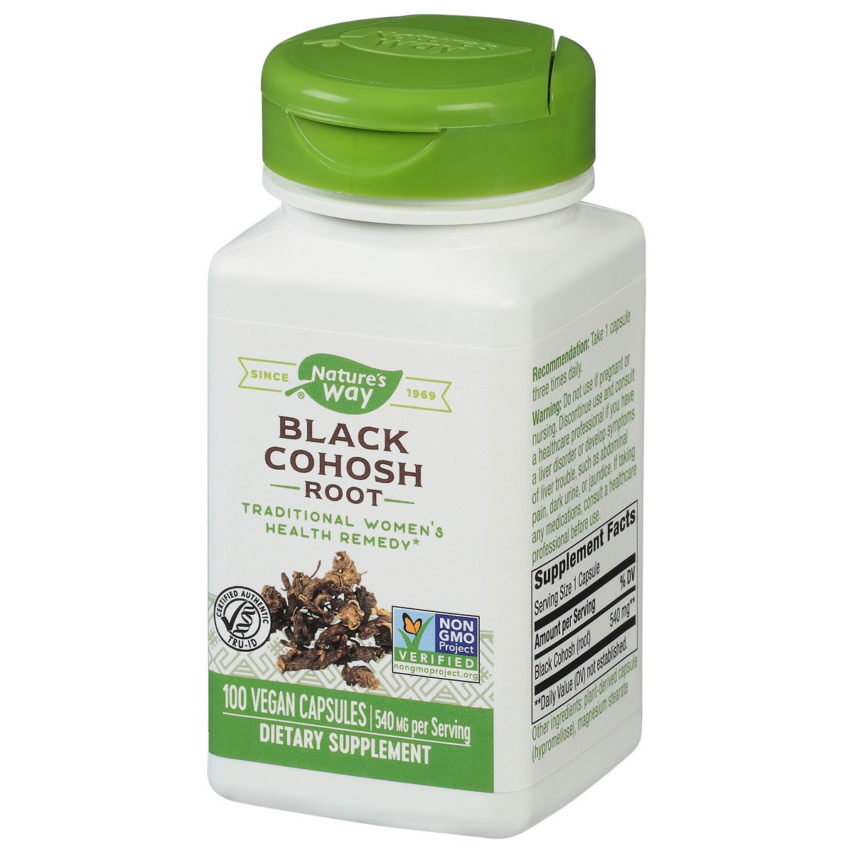 slide 3 of 9, Nature's Way Black Cohosh Root 100 Capsules, 100 ct