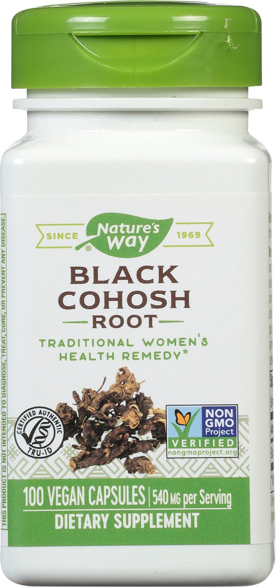 slide 6 of 9, Nature's Way Black Cohosh Root 100 Capsules, 100 ct