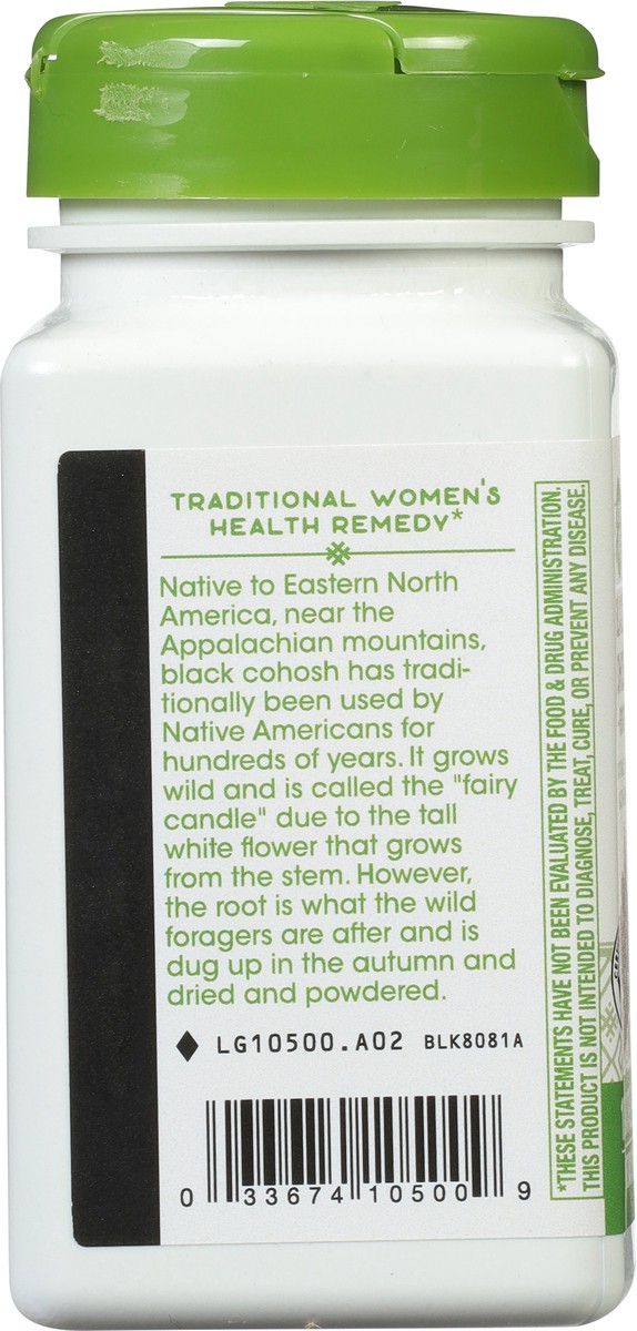 slide 9 of 9, Nature's Way Black Cohosh Root 100 Capsules, 100 ct