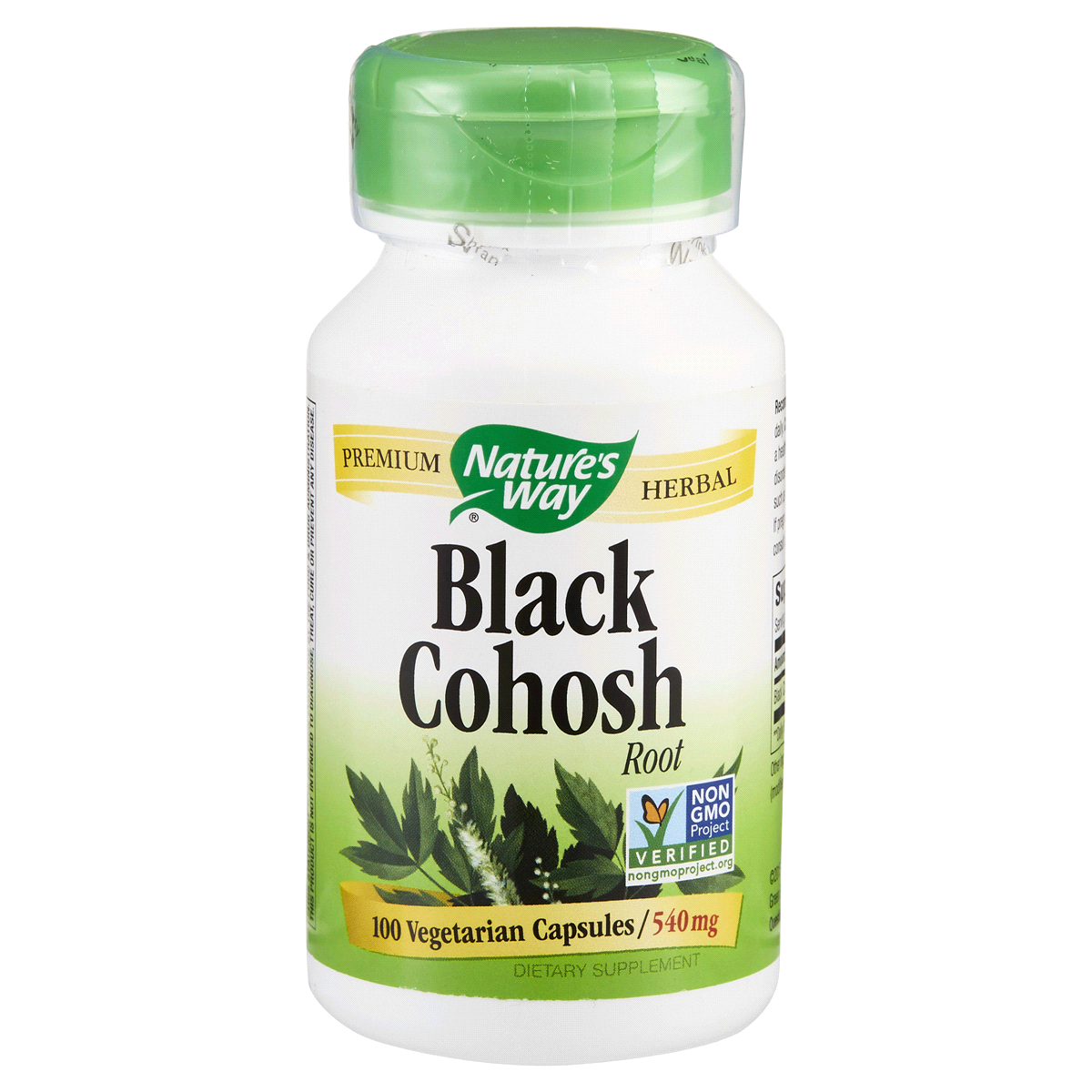 slide 1 of 9, Nature's Way Black Cohosh Root 100 Capsules, 100 ct