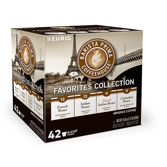 slide 1 of 5, Barista Prima Coffeehouse Variety Pack Coffee Keurig K-Cup Pods, 42 ct