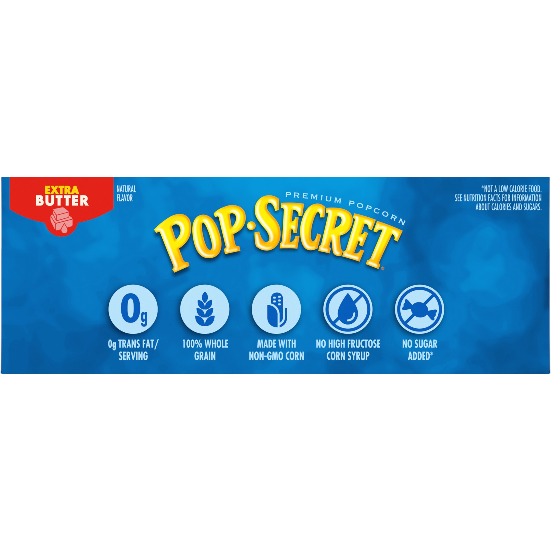 slide 2 of 5, Pop-Secret Microwave Popcorn, Extra Butter Flavor, 3.2 Oz Sharing Bags, 6 Ct, 19.2 oz