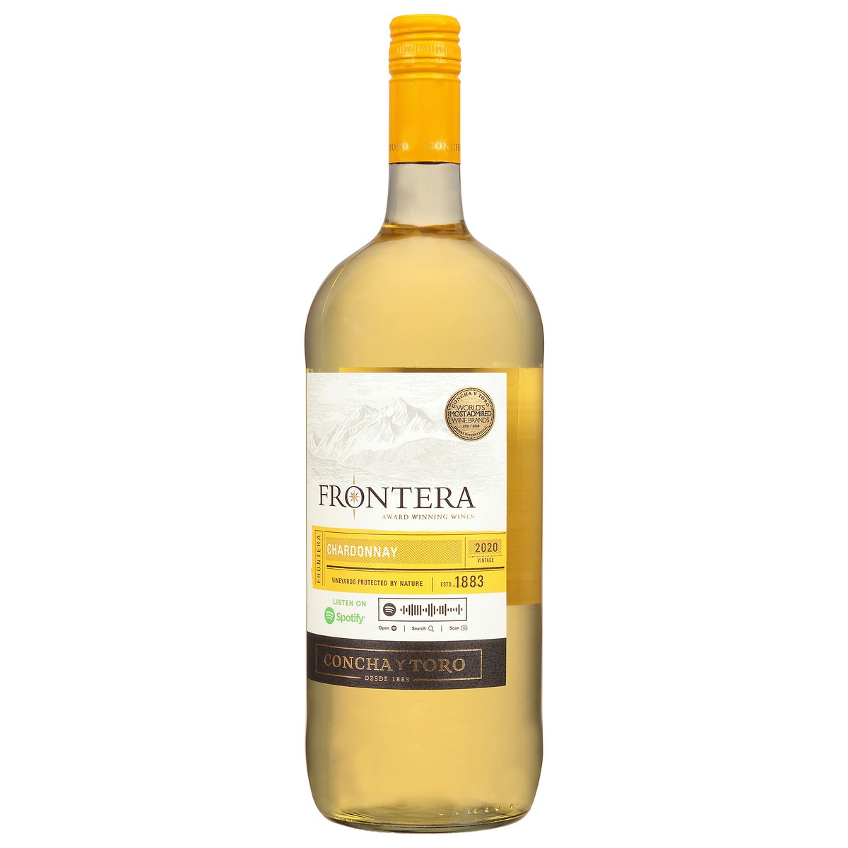 slide 5 of 9, Frontera Chardonnay 1.5 L, 1.50 liter