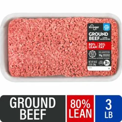 Kroger 80/20 Ground Beef