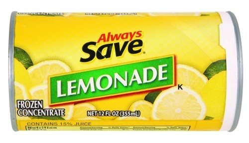 slide 1 of 1, Always Save Frozen Lemonade, 12 oz