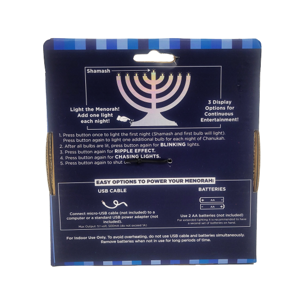 slide 8 of 9, Rite Lite Go Menorah Led, 1 ct