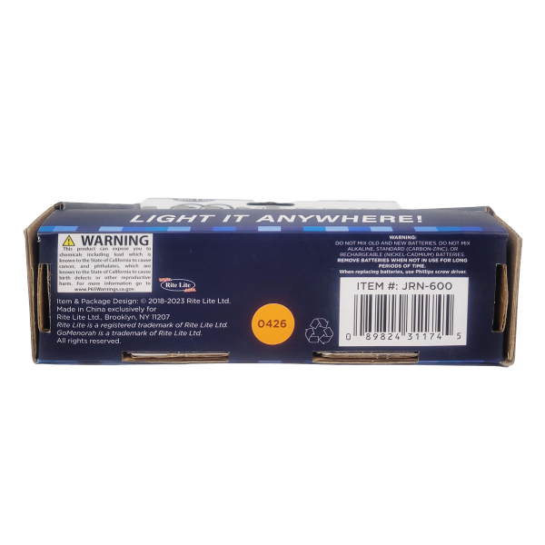 slide 2 of 9, Rite Lite Go Menorah Led, 1 ct