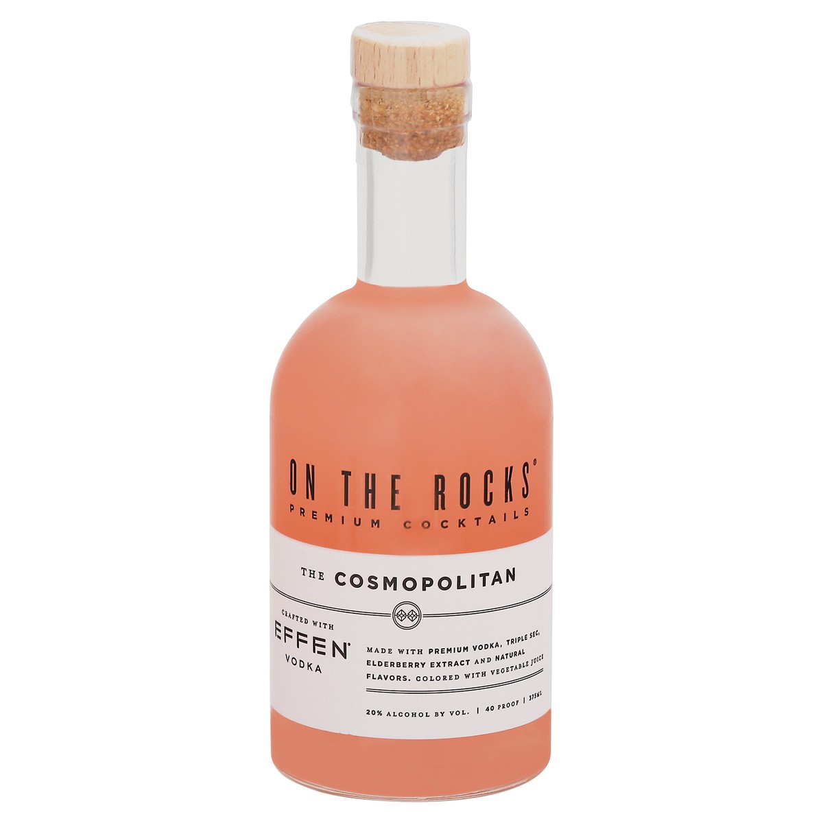 On The Rocks Premium Cocktails The Cosmopolitan Vodka Cocktail 375ml