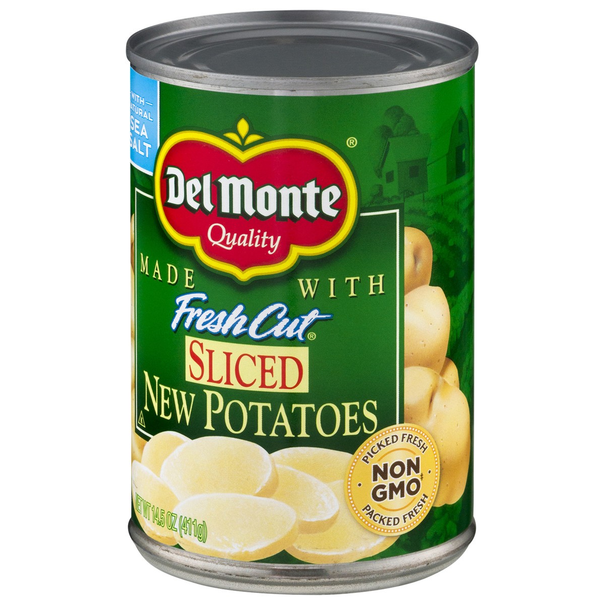 slide 3 of 9, Del Monte FreshCut Sliced New Potatoes 14.5 oz, 14.5 oz