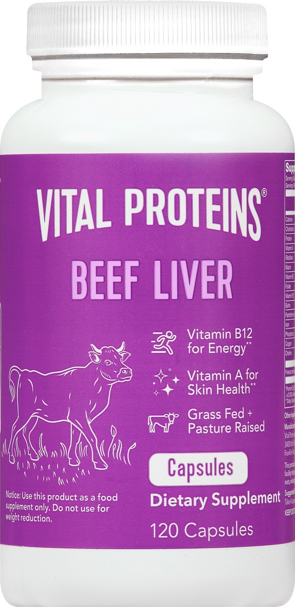 slide 11 of 12, Vital Proteins Capsules Beef Liver 120 ea, 120 ct