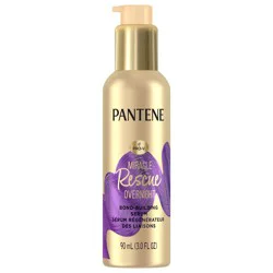 Pantene Hair Serum, Bond Builder Hair Treatment, Deep Leave In Conditioner, Overnight Miracle Rescue, 3.0 oz