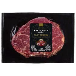 FREDERIKS BY MEIJER Certified Angus Beef Prime Filet Mignon Steak, 7 oz