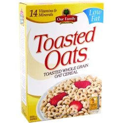 Our Family Crunchy Toasted O's Toasted Oats Cereal