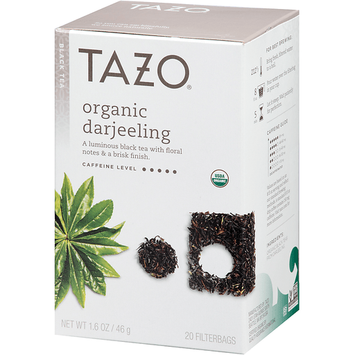 slide 3 of 4, Tazo Organic Darjeeling Black Tea Bags, 20 ct