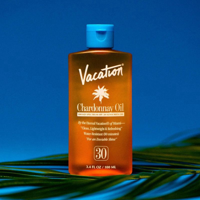 slide 3 of 9, Vacation Chardonnay Oil Sunscreen - SPF 30 - 3.4 fl oz, 3.4 fl oz