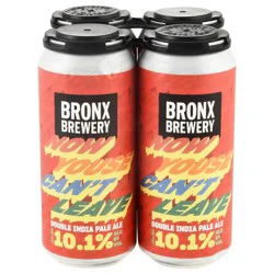 Bronx Brewery Double India Pale Ale Now Youse Can't Leave Beer - 1 pint